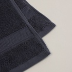 Полотенце махровое SL HOME: Classic «Гри Сандре», 50×90 см, хлопок 100%, серое - Фото 8