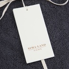 Полотенце махровое SL HOME: Classic «Гри Сандре», 50×90 см, хлопок 100%, серое - Фото 13