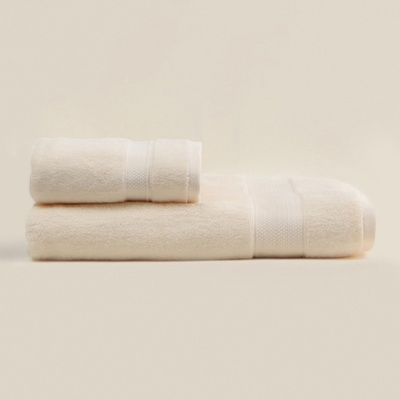 Полотенце махровое SL HOME: Classic «Айвори», 50×90 см, хлопок 100%, бежевое