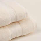Полотенце махровое SL HOME: Classic «Айвори», 50×90 см, хлопок 100%, бежевое - Фото 5