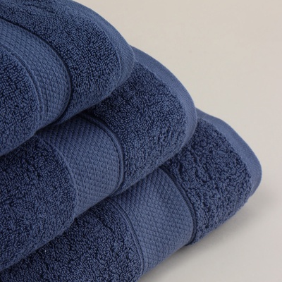 Полотенце махровое SL HOME: Classic «Ривьера», 90×150 см, хлопок 100%, синие