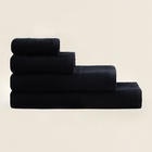 Полотенце махровое SL HOME: Waffle «Дарк Маре», 30×60 см, чёрное 100%, чёрное - Фото 11