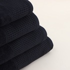 Полотенце махровое SL HOME: Waffle «Дарк Маре», 30×60 см, чёрное 100%, чёрное - Фото 12