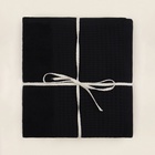 Полотенце махровое SL HOME: Waffle «Дарк Маре», 30×60 см, чёрное 100%, чёрное - Фото 17