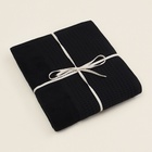 Полотенце махровое SL HOME: Waffle «Дарк Маре», 30×60 см, чёрное 100%, чёрное - фото 47306596