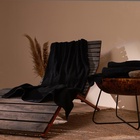 Полотенце махровое SL HOME: Waffle «Дарк Маре», 30×60 см, чёрное 100%, чёрное - Фото 7