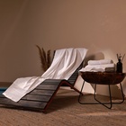 Полотенце махровое SL HOME: Waffle «Блан де Блан» 100×180 см, 100% хлопок, белое - Фото 8