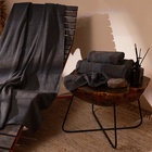 Полотенце махровое SL HOME: Waffle «Гри Сандре» 100×180 см, хлопок 100%, серое - Фото 3