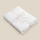 Полотенце вафельное SL HOME: Chess «Блан де Блан», 90×150 см, хлопок 100%, белое - Фото 14