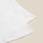 Полотенце вафельное SL HOME: Chess «Блан де Блан», 100×180 см, хлопок 100%, белое - Фото 9