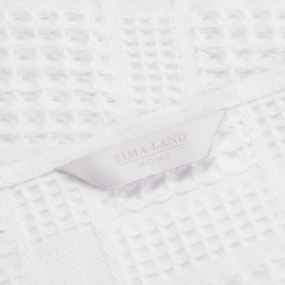 Полотенце вафельное SL HOME: Chess "Блан де Блан" 100х180 см, 100% хлопок, 350 г/м2