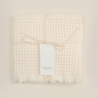 Полотенце вафельное SL HOME: Boho «Айвори», 30×60 см, хлопок 100%, бежевое - Фото 16