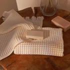 Полотенце вафельное SL HOME: Boho «Айвори», 30×60 см, хлопок 100%, бежевое - Фото 4