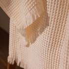 Полотенце вафельное SL HOME: Boho «Айвори», 30×60 см, хлопок 100%, бежевое - Фото 7