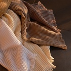 Полотенце вафельное SL HOME: Boho «Айвори», 30×60 см, хлопок 100%, бежевое - Фото 9