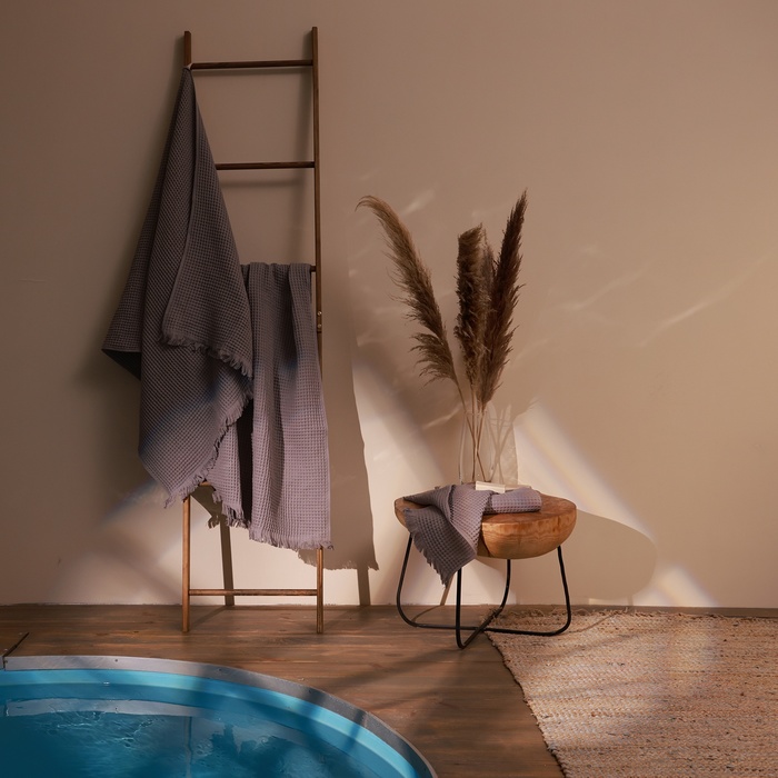 

Полотенце вафельное SL HOME: Boho "Софт Мист" 30х60 см, 100% хлопок, 300 г/м2