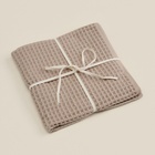 Полотенце вафельное SL HOME: Boho "Саббиа" 50х90 см, 100% хлопок, 300 г/м2 - Фото 17