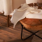 Полотенце вафельное SL HOME: Boho "Айвори" 90х150 см, 100% хлопок, 300 г/м2 - Фото 10