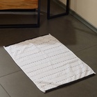 Коврик махровый SL HOME: Lines «Блан де Блан», 50×70 см, хлопок 100% - Фото 4