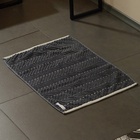 Коврик махровый SL HOME: Lines «Гри Сандре», 50×70 см, хлопок 100% - Фото 4