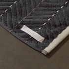 Коврик махровый SL HOME: Lines «Гри Сандре», 50×70 см, хлопок 100% - Фото 5