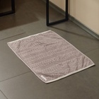 Коврик махровый SL HOME: Lines «Софт Мист», 50×70 см, хлопок 100% - Фото 4