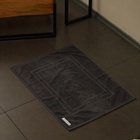 Коврик махровый SL HOME: Basic «Гри Сандре», 50×70 см, хлопок 100% - Фото 4