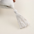 Наволочка декоративная с кисточками SL Home, 45×45 см, хлопок 100 %, белая - Фото 2