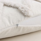 Наволочка декоративная с кисточками SL Home, 45×45 см, хлопок 100 %, белая - Фото 4