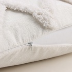 Наволочка декоративная с кисточками SL Home, 45×45 см, хлопок 100 %, белая - Фото 5