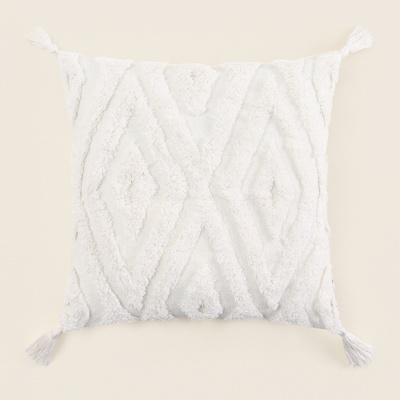 Наволочка декоративная с кисточками SL Home, 45×45 см, хлопок 100%