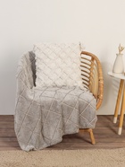 Наволочка декоративная с кисточками SL Home, 45×45 см, хлопок 100%, молочная - Фото 3