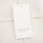 Наволочка декоративная SL Home Organic, 45×45 см, белая - Фото 8