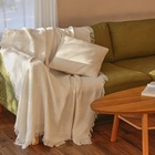 Наволочка декоративная SL Home Organic, 45×45 см, белая - Фото 4