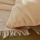 Наволочка декоративная SL Home Organic, 45×45 см, белая - Фото 3