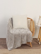 Наволочка декоративная SL Home Organic, 45×45 см, белая - Фото 5