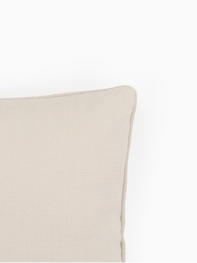 Наволочка декоративная SL Home Organic, 45×45 см, белая