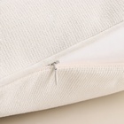 Наволочка декоративная SL Home Organic, 45×45 см, белая - Фото 8