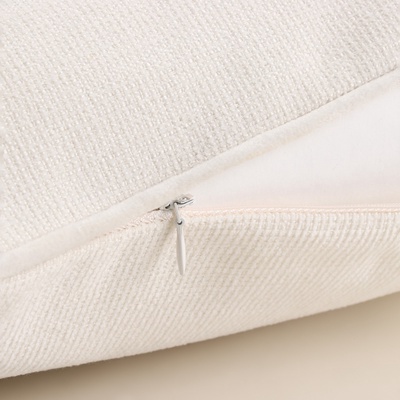 Наволочка декоративная SL Home Organic, 45×45 см, белая