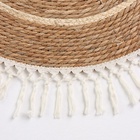 Ковер с кисточками круглый SL Home «Паджа», d=150 см - Фото 5