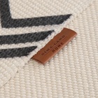 Коврик SL Home Cotton, 60×90 см, чёрный, молочный, хлопок 50% - Фото 7