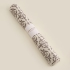Коврик SL Home Cotton, 60×90 см, серый, молочный, хлопок 50% - Фото 1