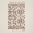 Коврик SL Home Cotton, 60×90 см, серый, молочный, хлопок 50% - Фото 7