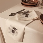 Набор салфеток с вышивкой SL HOME «Новый год», 40×40 см - 2 шт., лен 100% - Фото 6