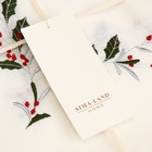 Новый год. Скатерть с вышивкой SL HOME New Year 110х140см, лен 100%, 185 гр/м2 - фото 25449460