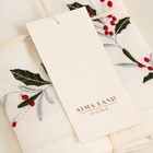 Набор салфеток с вышивкой SL HOME New Year 40х40см-2 шт., лен 100%, 185 гр/м2 10200533 - фото 16378989