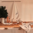Полотенце с вышивкой SL HOME New Year 40х70см, лен 100%, 185 гр/м2 10200534 - фото 13643931 Полотенце с вышивкой SL HOME New Year 40х70см, лен 100%, 185 гр/м2 10200534 - фото 13643931