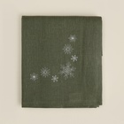 Скатерть с вышивкой SL HOME New Year 140х180см, лен 100%, 265 гр/м2 - фото 25449476