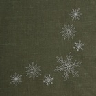 Скатерть с вышивкой SL HOME New Year 140х180см, лен 100%, 265 гр/м2 - фото 25449480