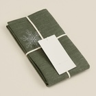 Полотенце с вышивкой SL HOME New Year 40х70 см, лен 100%, 265 гр/м2 - фото 25449509